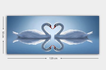 Canvasbilde YTY Abstract & Fractals Flerfarget - 120x50 cm - Interiør - Maleri & posters - Lerretsbilder