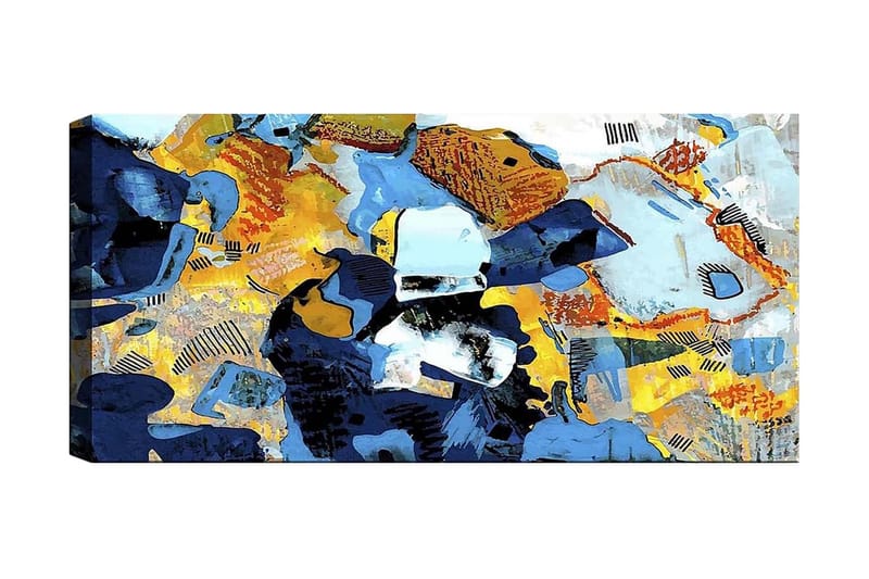 Canvasbilde YTY Abstract & Fractals Flerfarget - 120x50 cm - Interiør - Maleri & posters - Lerretsbilder