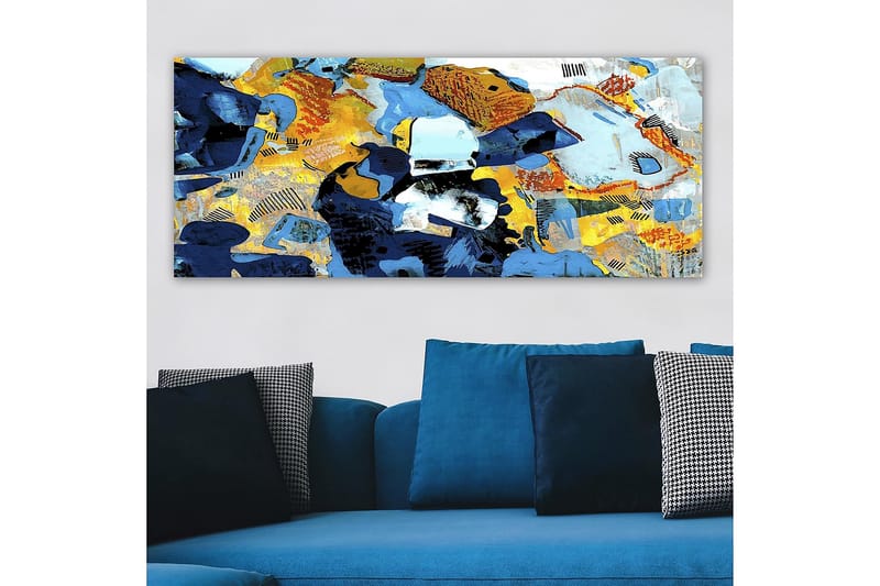 Canvasbilde YTY Abstract & Fractals Flerfarget - 120x50 cm - Interiør - Maleri & posters - Lerretsbilder