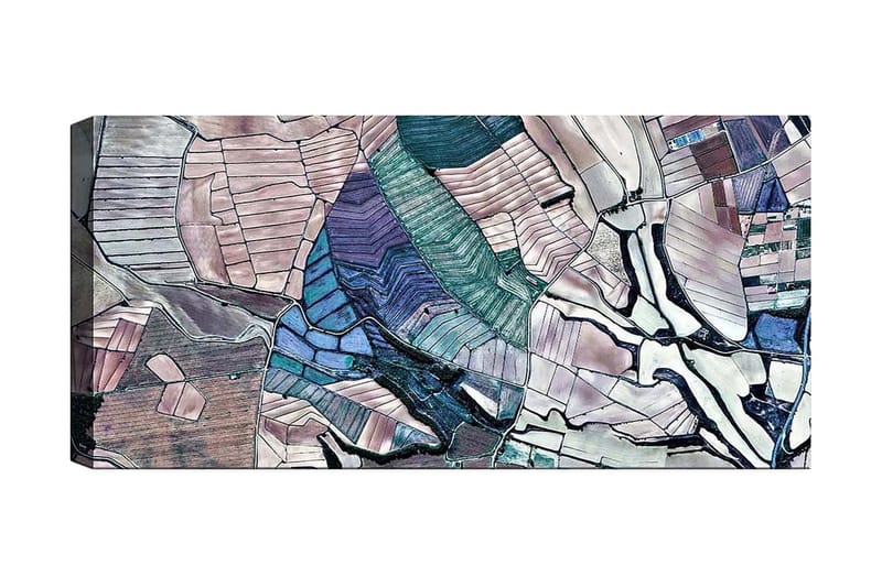 Canvasbilde YTY Abstract & Fractals Flerfarget - 120x50 cm - Interiør - Maleri & posters - Lerretsbilder