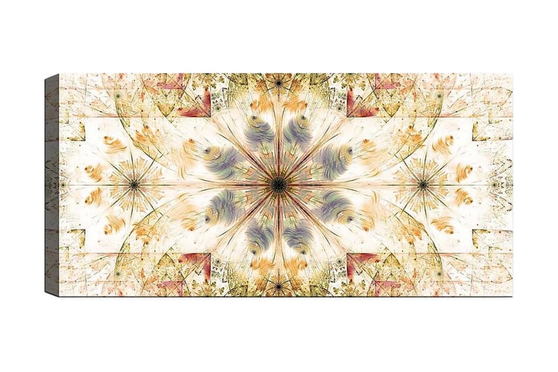 Canvasbilde YTY Abstract & Fractals Flerfarget - 120x50 cm - Interiør - Maleri & posters - Lerretsbilder