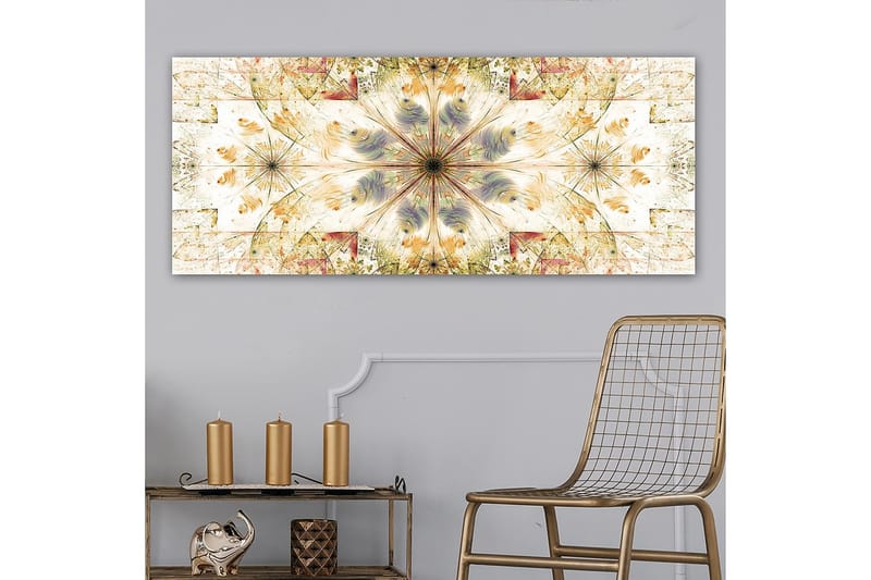 Canvasbilde YTY Abstract & Fractals Flerfarget - 120x50 cm - Interiør - Maleri & posters - Lerretsbilder