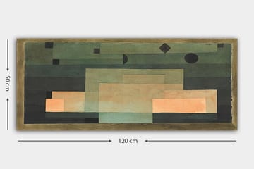 Canvasbilde YTY Abstract & Fractals Flerfarget - 120x50 cm - Interiør - Maleri & posters - Lerretsbilder