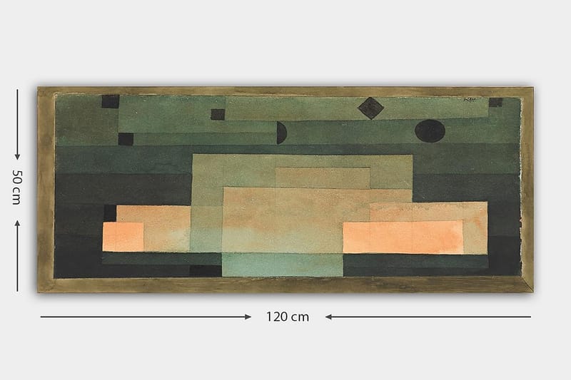 Canvasbilde YTY Abstract & Fractals Flerfarget - 120x50 cm - Interiør - Maleri & posters - Lerretsbilder