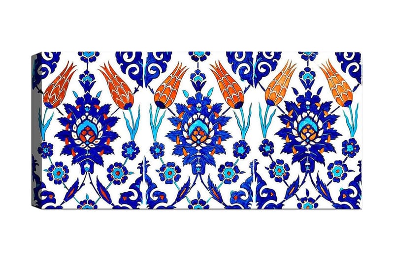 Canvasbilde YTY Abstract & Fractals Flerfarget - 120x50 cm - Interiør - Maleri & posters - Lerretsbilder