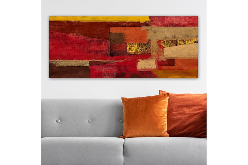 Canvasbilde YTY Abstract & Fractals Flerfarget - 120x50 cm - Interiør - Maleri & posters - Lerretsbilder