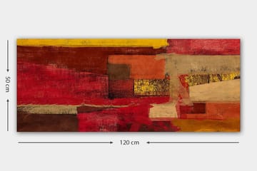 Canvasbilde YTY Abstract & Fractals Flerfarget - 120x50 cm - Interiør - Maleri & posters - Lerretsbilder