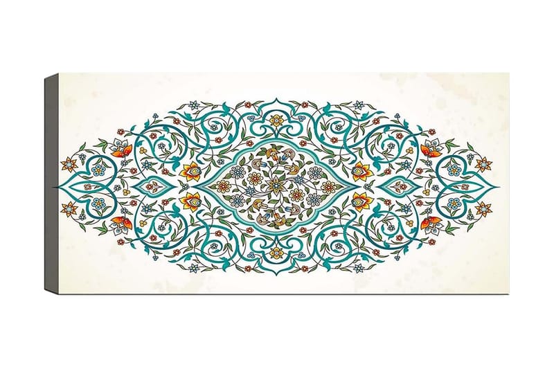 Canvasbilde YTY Abstract & Fractals Flerfarget - 120x50 cm - Interiør - Maleri & posters - Lerretsbilder