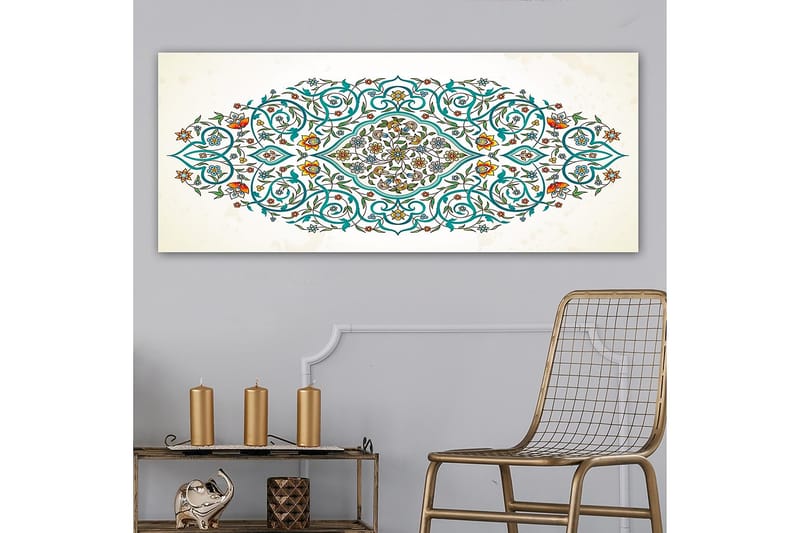 Canvasbilde YTY Abstract & Fractals Flerfarget - 120x50 cm - Interiør - Maleri & posters - Lerretsbilder