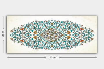 Canvasbilde YTY Abstract & Fractals Flerfarget - 120x50 cm - Interiør - Maleri & posters - Lerretsbilder