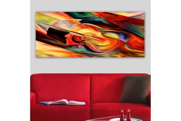 Canvasbilde YTY Abstract & Fractals Flerfarget - 120x50 cm - Interiør - Maleri & posters - Lerretsbilder