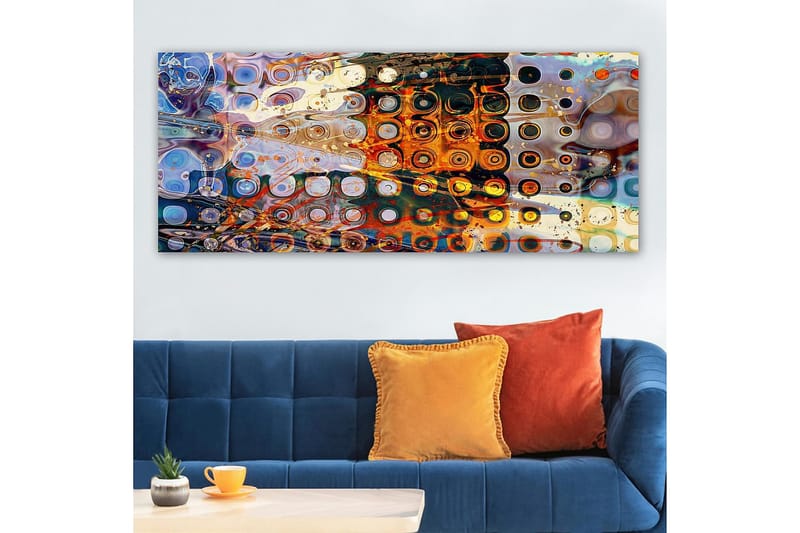 Canvasbilde YTY Abstract & Fractals Flerfarget - 120x50 cm - Interiør - Maleri & posters - Lerretsbilder
