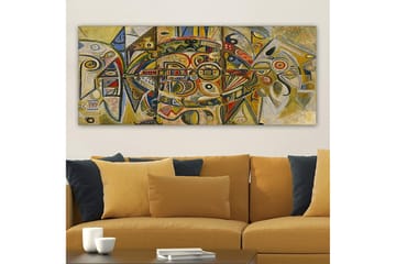 Canvasbilde YTY Abstract & Fractals Flerfarget - 120x50 cm - Interiør - Maleri & posters - Lerretsbilder