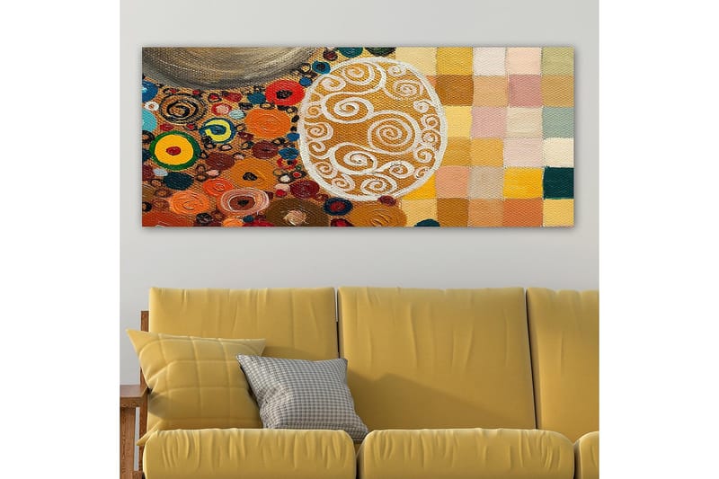 Canvasbilde YTY Abstract & Fractals Flerfarget - 120x50 cm - Interiør - Maleri & posters - Lerretsbilder