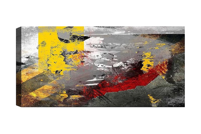 Canvasbilde YTY Abstract & Fractals Flerfarget - 120x50 cm - Interiør - Maleri & posters - Lerretsbilder