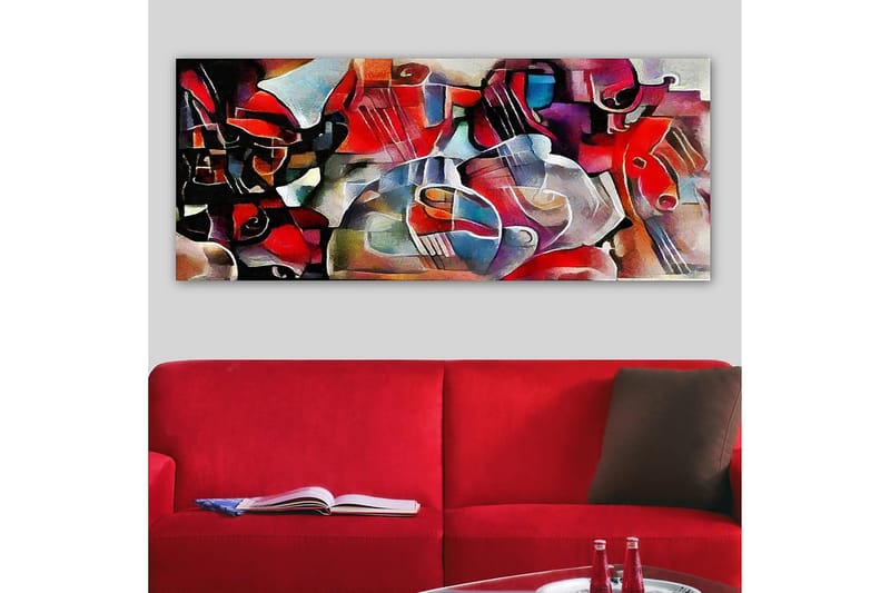 Canvasbilde YTY Abstract & Fractals Flerfarget - 120x50 cm - Interiør - Maleri & posters - Lerretsbilder