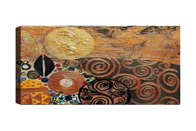 Canvasbilde YTY Abstract & Fractals Flerfarget - 120x50 cm - Interiør - Maleri & posters - Lerretsbilder