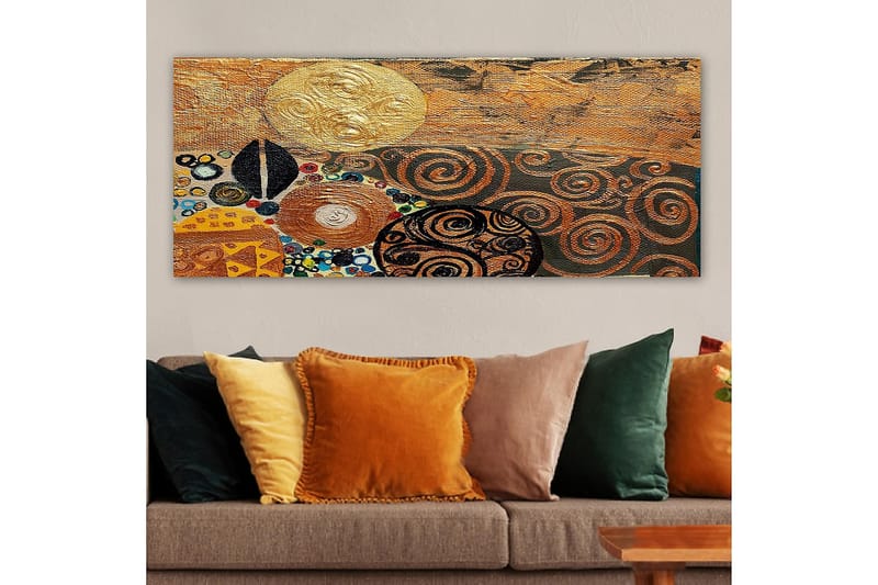 Canvasbilde YTY Abstract & Fractals Flerfarget - 120x50 cm - Interiør - Maleri & posters - Lerretsbilder