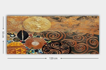 Canvasbilde YTY Abstract & Fractals Flerfarget - 120x50 cm - Interiør - Maleri & posters - Lerretsbilder