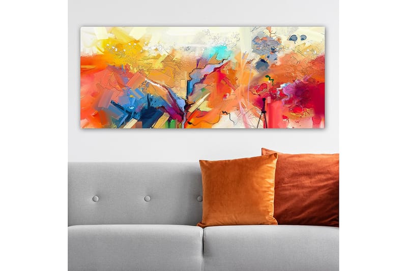 Canvasbilde YTY Abstract & Fractals Flerfarget - 120x50 cm - Interiør - Maleri & posters - Lerretsbilder
