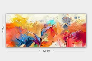 Canvasbilde YTY Abstract & Fractals Flerfarget - 120x50 cm - Interiør - Maleri & posters - Lerretsbilder