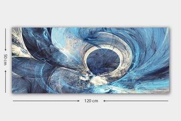 Canvasbilde YTY Abstract & Fractals Flerfarget - 120x50 cm - Interiør - Maleri & posters - Lerretsbilder