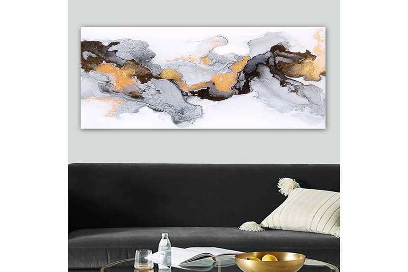 Canvasbilde YTY Abstract & Fractals Flerfarget - 120x50 cm - Interiør - Maleri & posters - Lerretsbilder