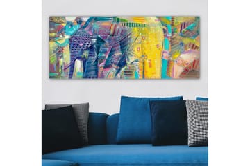 Canvasbilde YTY Abstract & Fractals Flerfarget - 120x50 cm - Interiør - Maleri & posters - Lerretsbilder