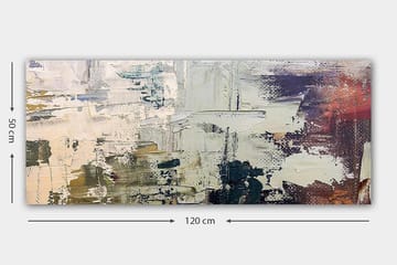 Canvasbilde YTY Abstract & Fractals Flerfarget - 120x50 cm - Interiør - Maleri & posters - Lerretsbilder