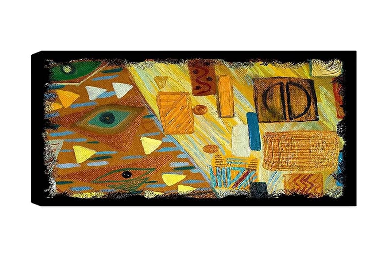 Canvasbilde YTY Abstract & Fractals Flerfarget - 120x50 cm - Interiør - Maleri & posters - Lerretsbilder