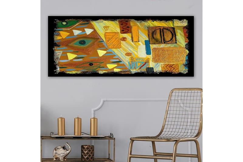 Canvasbilde YTY Abstract & Fractals Flerfarget - 120x50 cm - Interiør - Maleri & posters - Lerretsbilder
