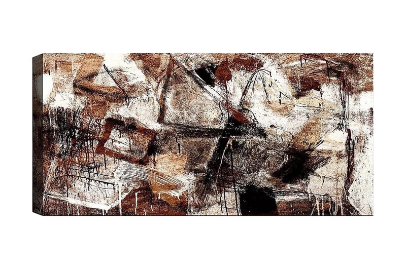 Canvasbilde YTY Abstract & Fractals Flerfarget - 120x50 cm - Interiør - Maleri & posters - Lerretsbilder