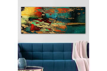 Canvasbilde YTY Abstract & Fractals Flerfarget - 120x50 cm - Interiør - Maleri & posters - Lerretsbilder