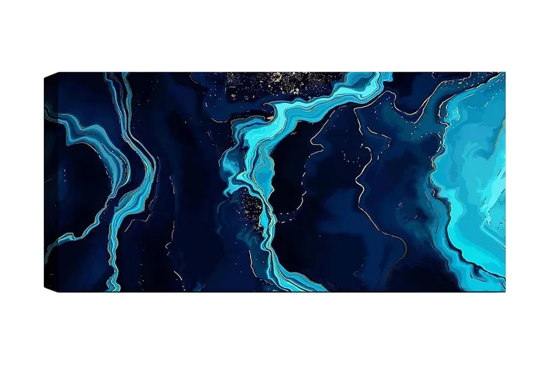 Canvasbilde YTY Abstract & Fractals Flerfarget, 120x50 cm