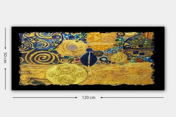 Canvasbilde YTY Abstract & Fractals Flerfarget - 120x50 cm - Interiør - Maleri & posters - Lerretsbilder