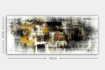 Canvasbilde YTY Abstract & Fractals Flerfarget - 120x50 cm - Interiør - Maleri & posters - Lerretsbilder