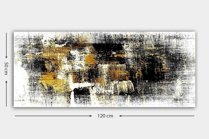 Canvasbilde YTY Abstract & Fractals Flerfarget - 120x50 cm - Interiør - Maleri & posters - Lerretsbilder