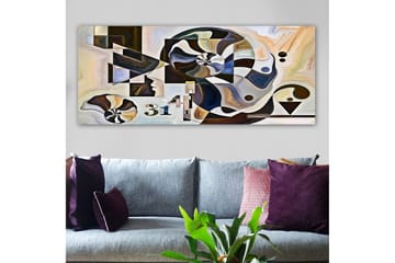 Canvasbilde YTY Abstract & Fractals Flerfarget - 120x50 cm - Interiør - Maleri & posters - Lerretsbilder