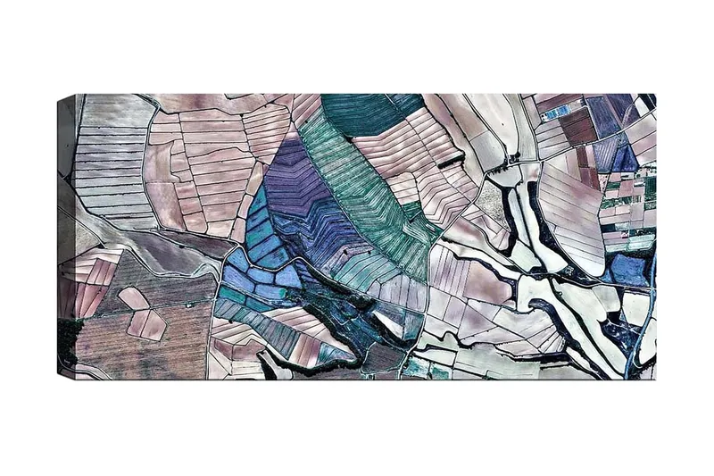 Canvasbilde YTY Abstract & Fractals Flerfarget, 120x50 cm