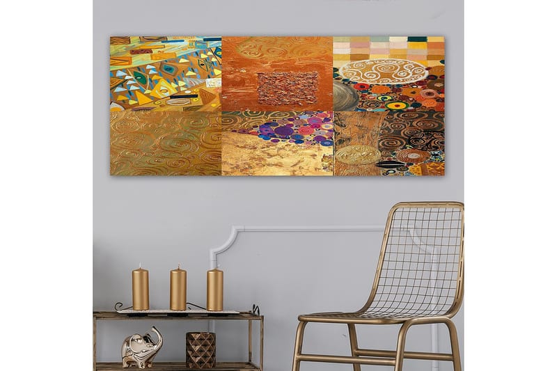 Canvasbilde YTY Abstract & Fractals Flerfarget - 120x50 cm - Interiør - Maleri & posters - Lerretsbilder