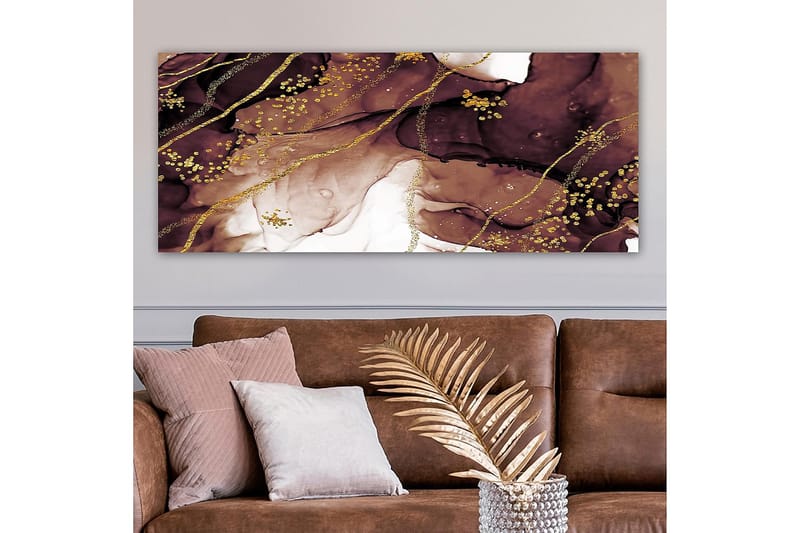 Canvasbilde YTY Abstract & Fractals Flerfarget - 120x50 cm - Interiør - Maleri & posters - Lerretsbilder