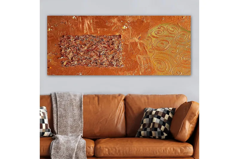 Canvasbilde YTY Abstract & Fractals Flerfarget - 120x50 cm - Interiør - Maleri & posters - Lerretsbilder