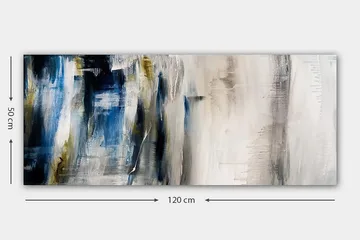 Canvasbilde YTY Abstract & Fractals Flerfarget - 120x50 cm - Interiør - Maleri & posters - Lerretsbilder