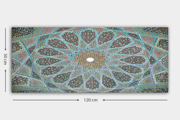 Canvasbilde YTY Abstract & Fractals Flerfarget - 120x50 cm - Interiør - Maleri & posters - Lerretsbilder