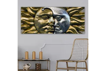 Canvasbilde YTY Abstract & Fractals Flerfarget - 120x50 cm - Interiør - Maleri & posters - Lerretsbilder