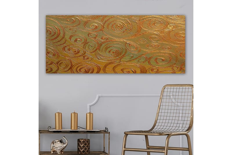 Canvasbilde YTY Abstract & Fractals Flerfarget - 120x50 cm - Interiør - Maleri & posters - Lerretsbilder