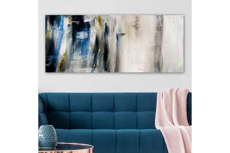 Canvasbilde YTY Abstract & Fractals Flerfarget - 120x50 cm - Interiør - Maleri & posters - Lerretsbilder