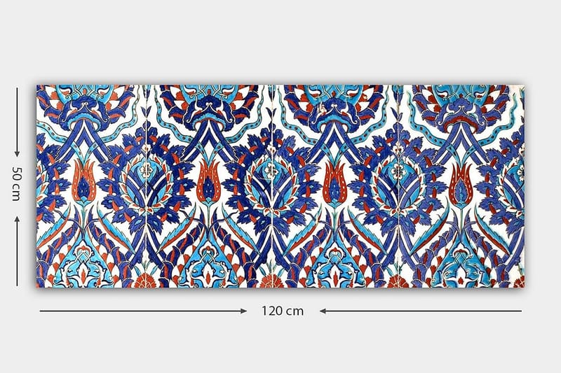 Canvasbilde YTY Abstract & Fractals Flerfarget - 120x50 cm - Interiør - Maleri & posters - Lerretsbilder