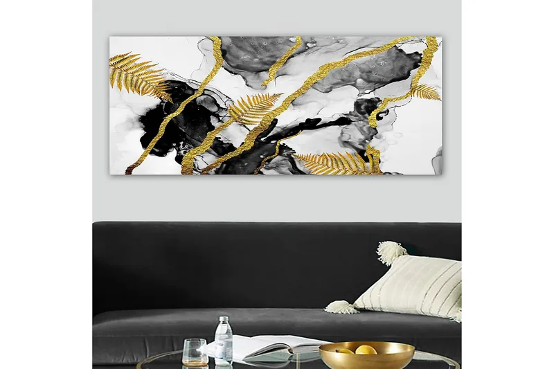 Canvasbilde YTY Abstract & Fractals Flerfarget - 120x50 cm - Interiør - Maleri & posters - Lerretsbilder