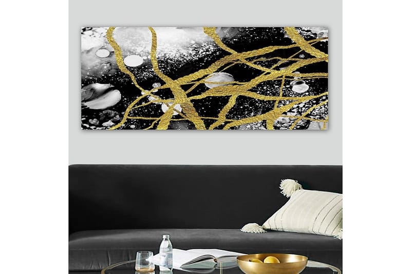 Canvasbilde YTY Abstract & Fractals Flerfarget - 120x50 cm - Interiør - Maleri & posters - Lerretsbilder
